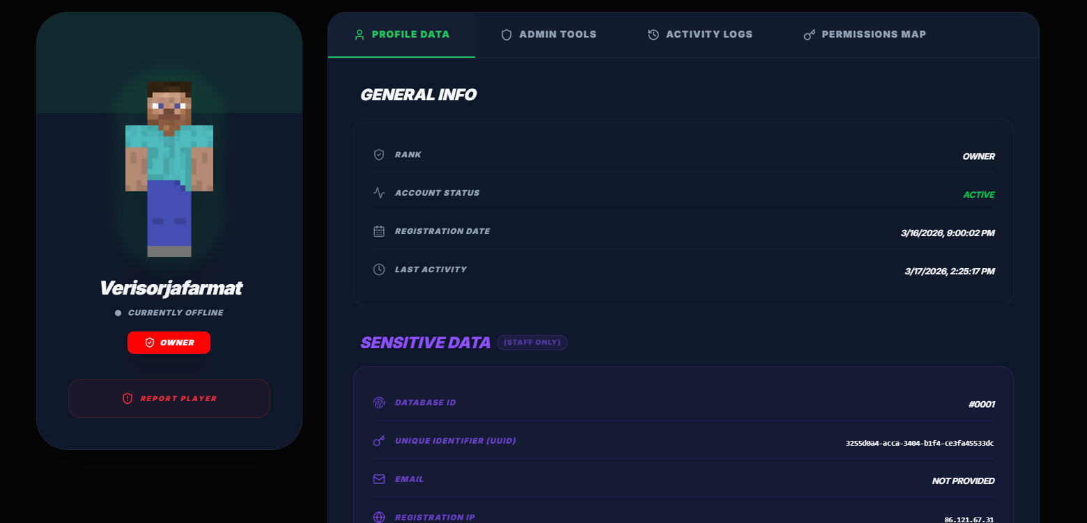 A cleaner player profile experience with unified identity.